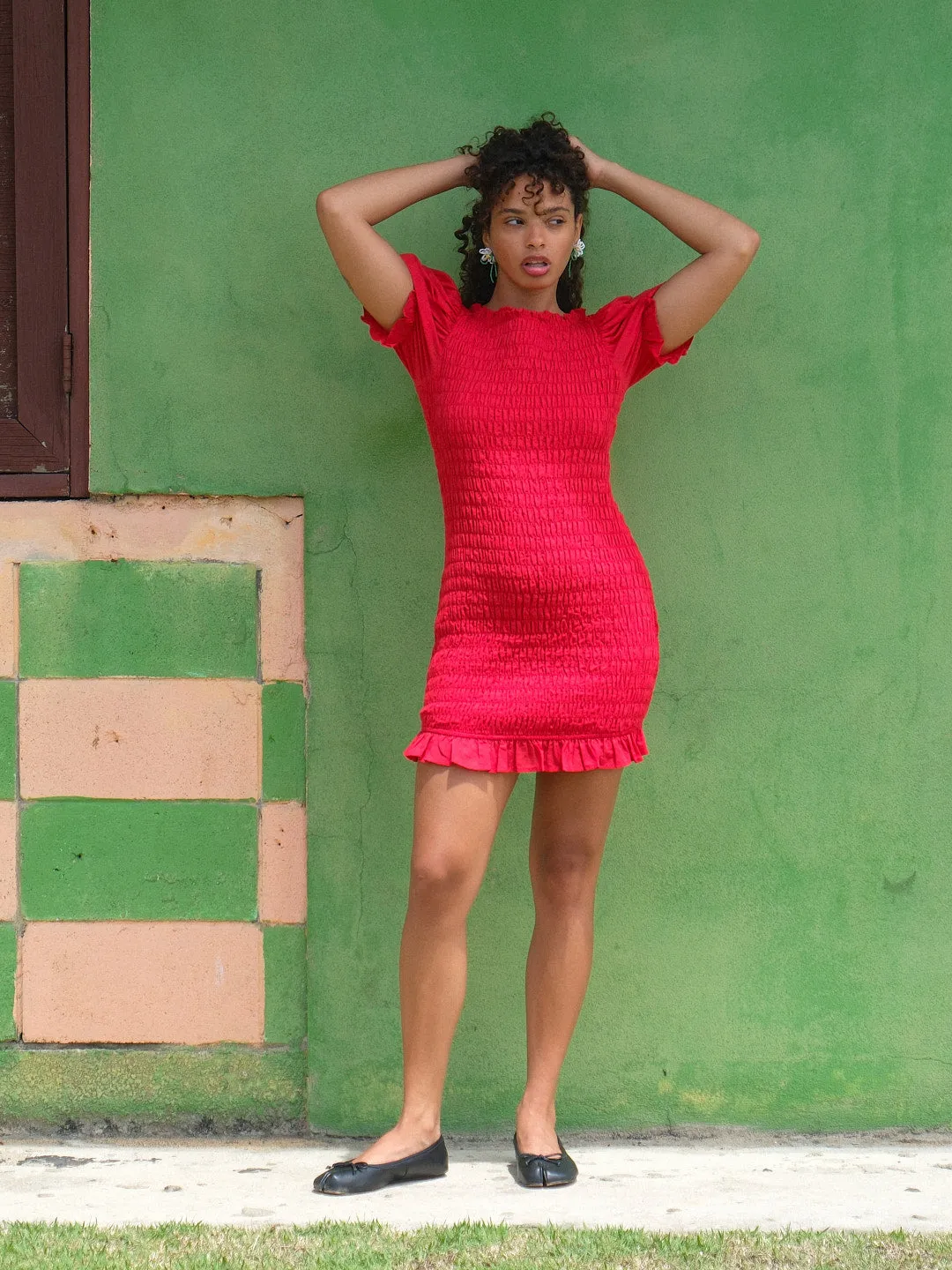 Soho Mini Dress - Cherry sold by Lisa Says Gah product image thumbnail 3