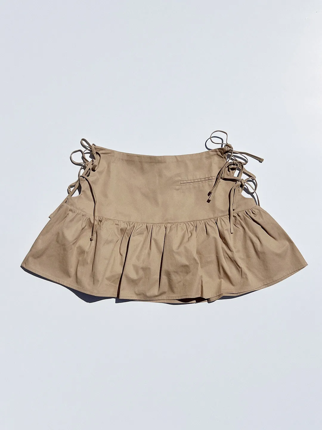 Mini Break Skirt - Milk Tea sold by Lisa Says Gah product image thumbnail 5