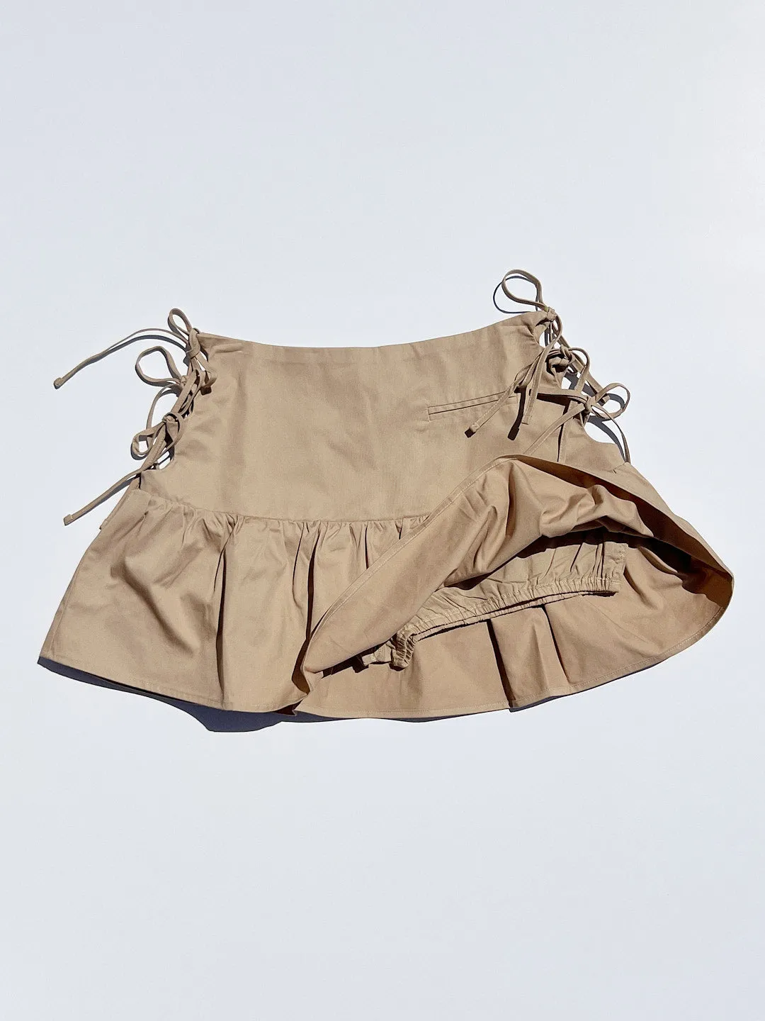 Mini Break Skirt - Milk Tea sold by Lisa Says Gah