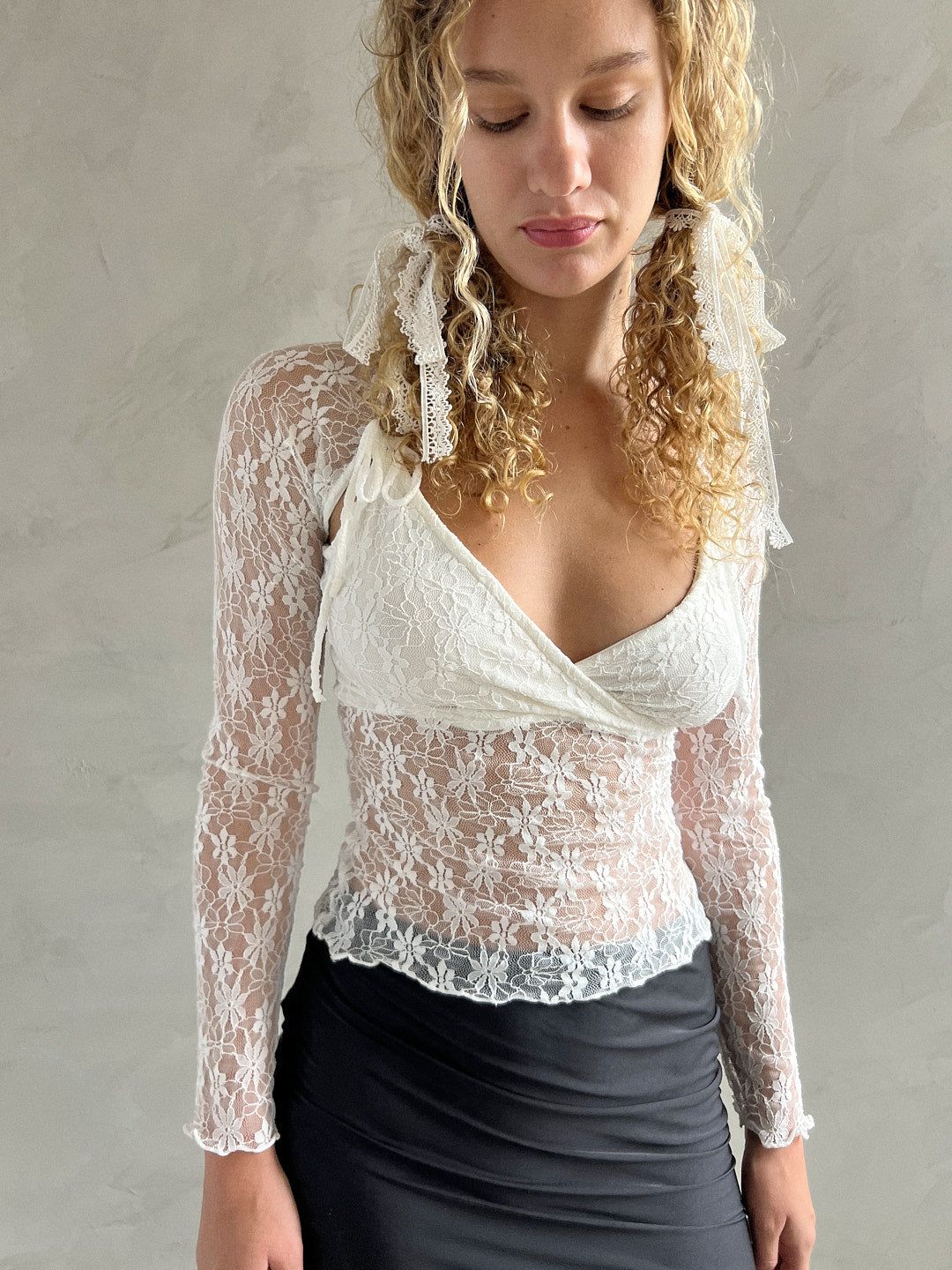 Francine Top - Swan Lace sold by Lisa Says Gah