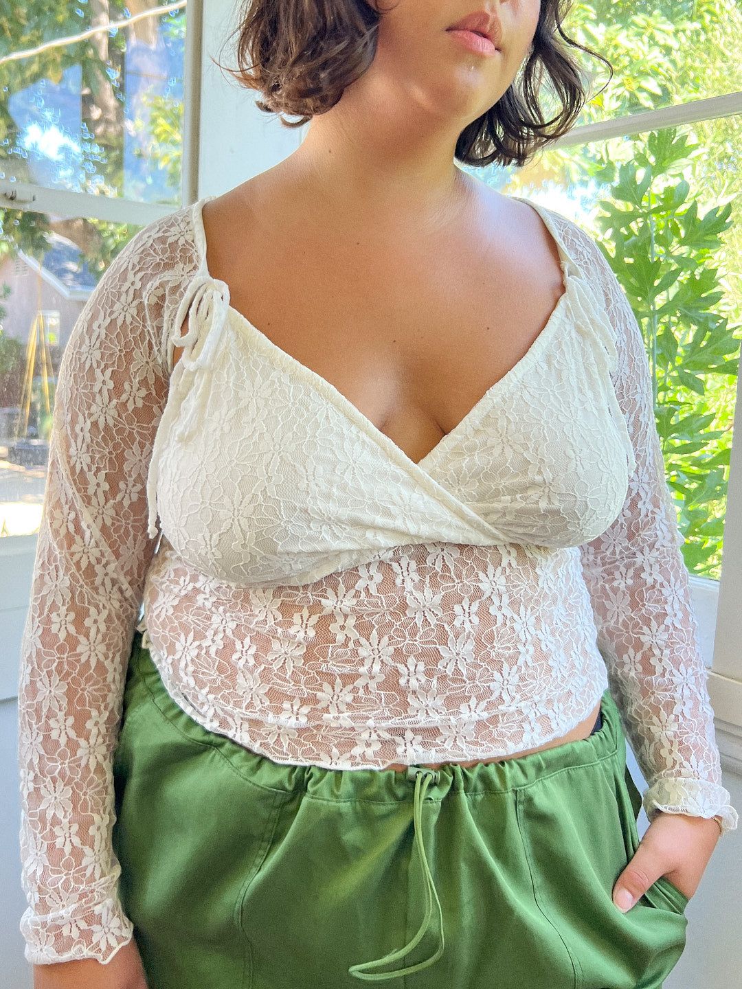 Francine Top - Swan Lace sold by Lisa Says Gah product image thumbnail 4