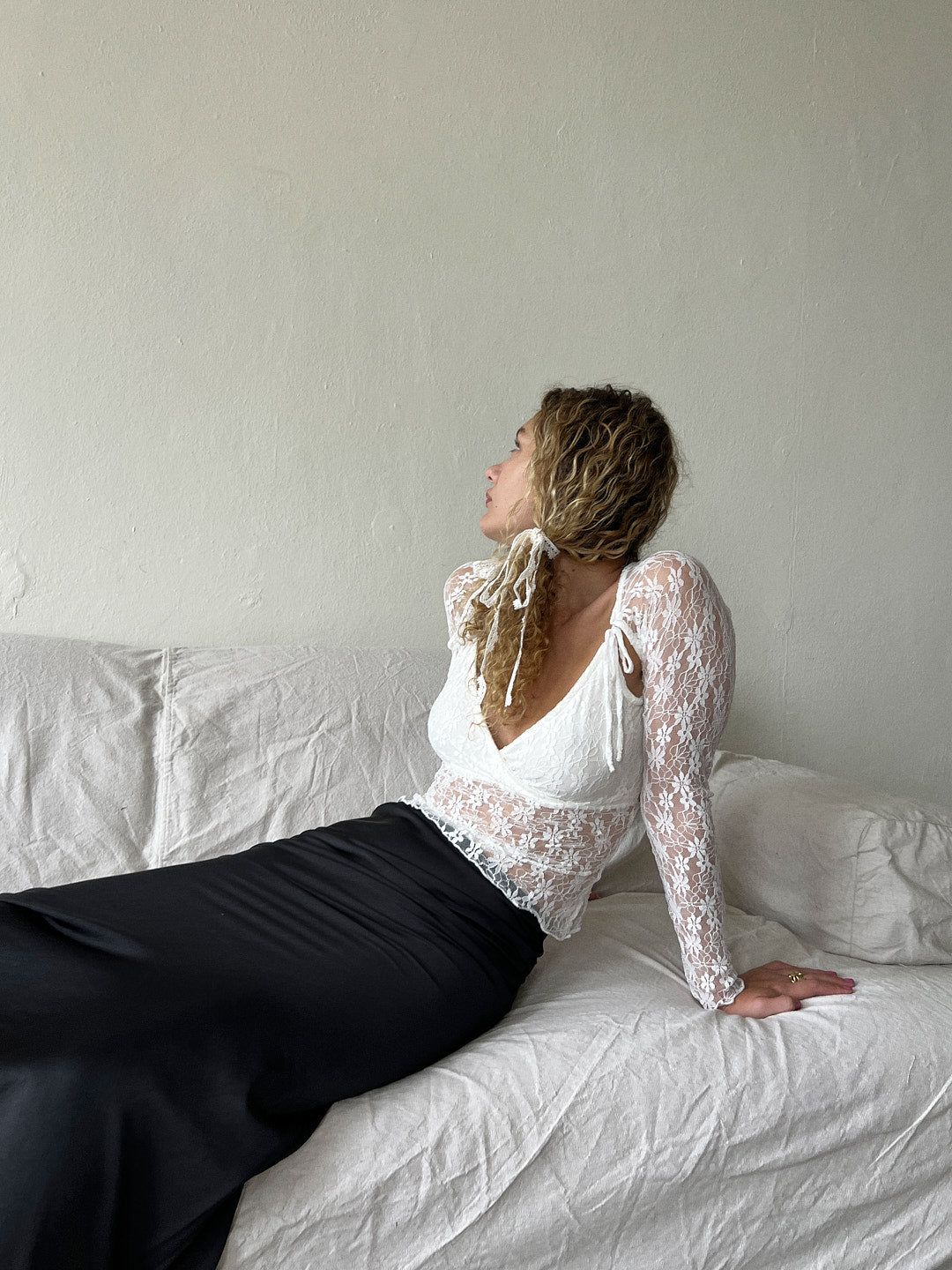 Francine Top - Swan Lace sold by Lisa Says Gah product image thumbnail 5