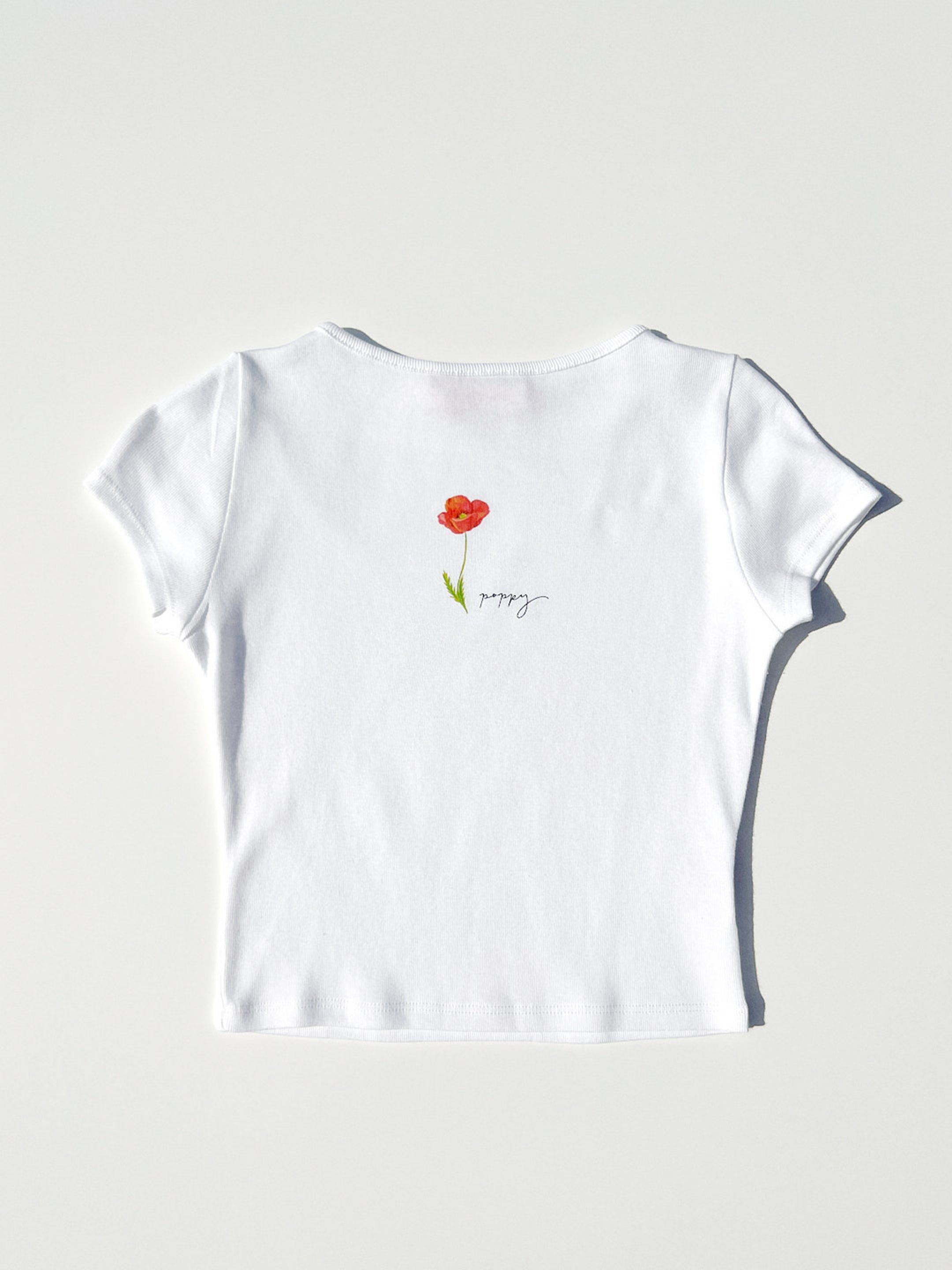 Alex Flower Tee - August Poppy sold by Lisa Says Gah