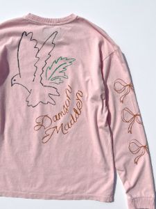 Doves Doodle Long Sleeve - Pink sold by Lisa Says Gah