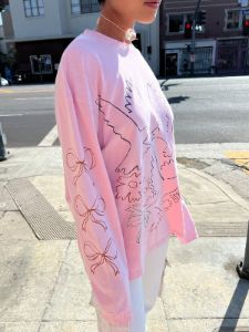 Doves Doodle Long Sleeve - Pink sold by Lisa Says Gah