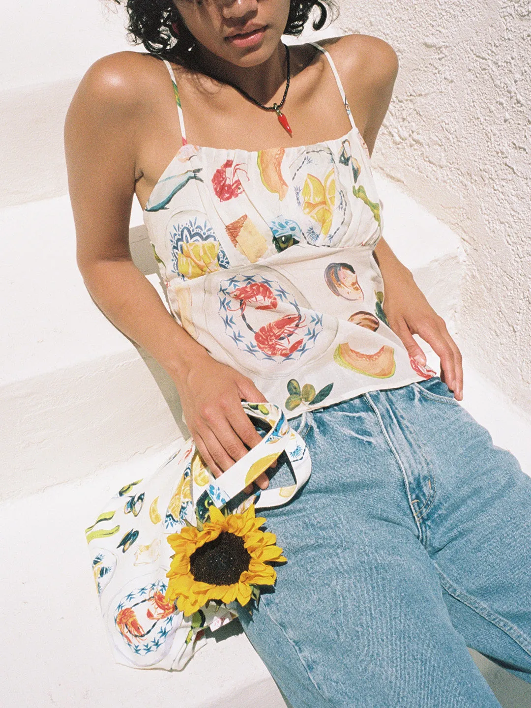 Cleo Cami - Tapas Ivory sold by Lisa Says Gah product image thumbnail 3