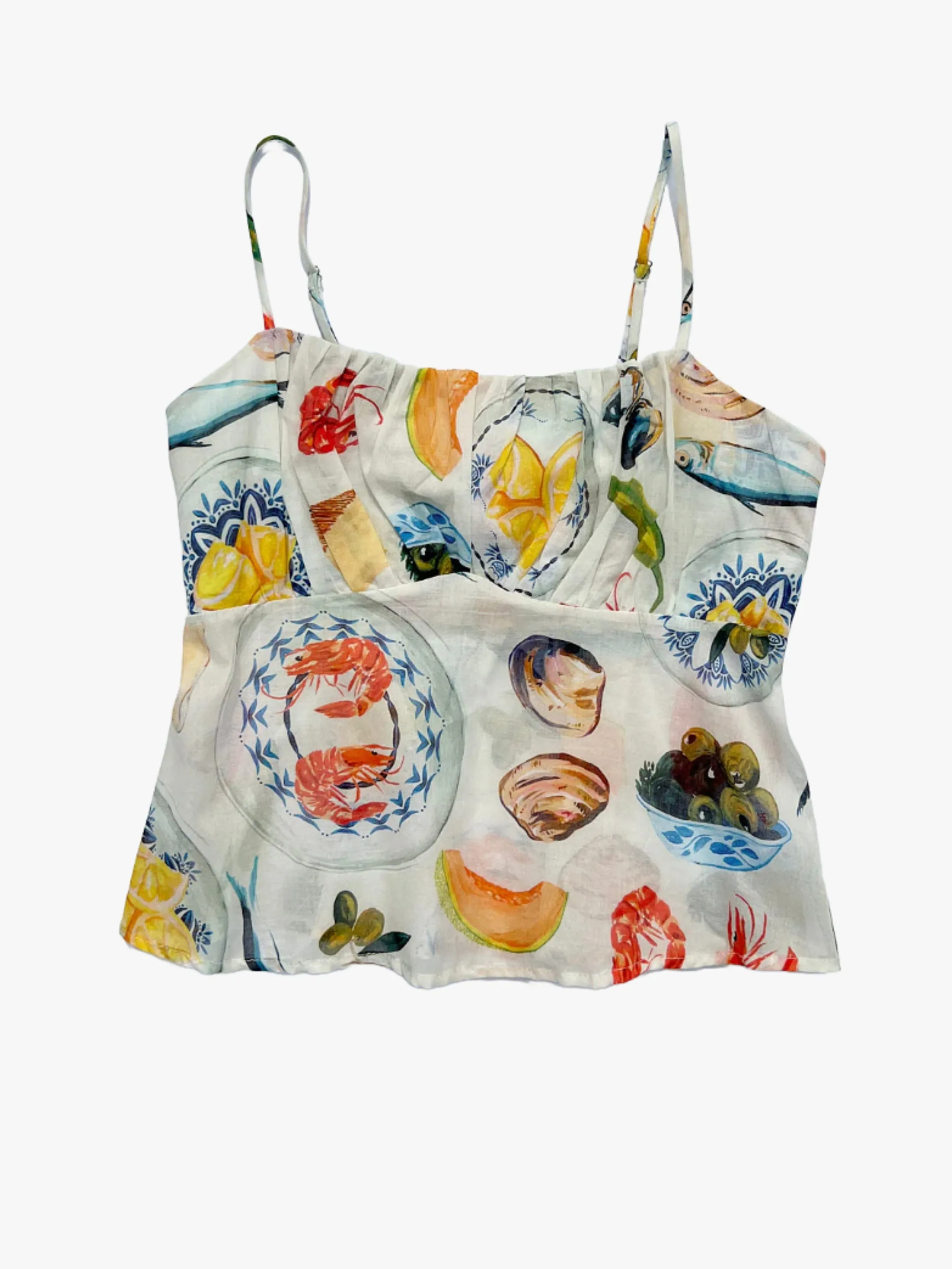 Cleo Cami - Tapas Ivory sold by Lisa Says Gah product image thumbnail 2