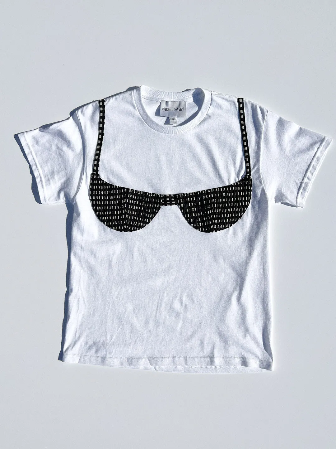 Florida Woman Applique Tee - Black and White Gingham sold by Lisa Says Gah product image thumbnail 2