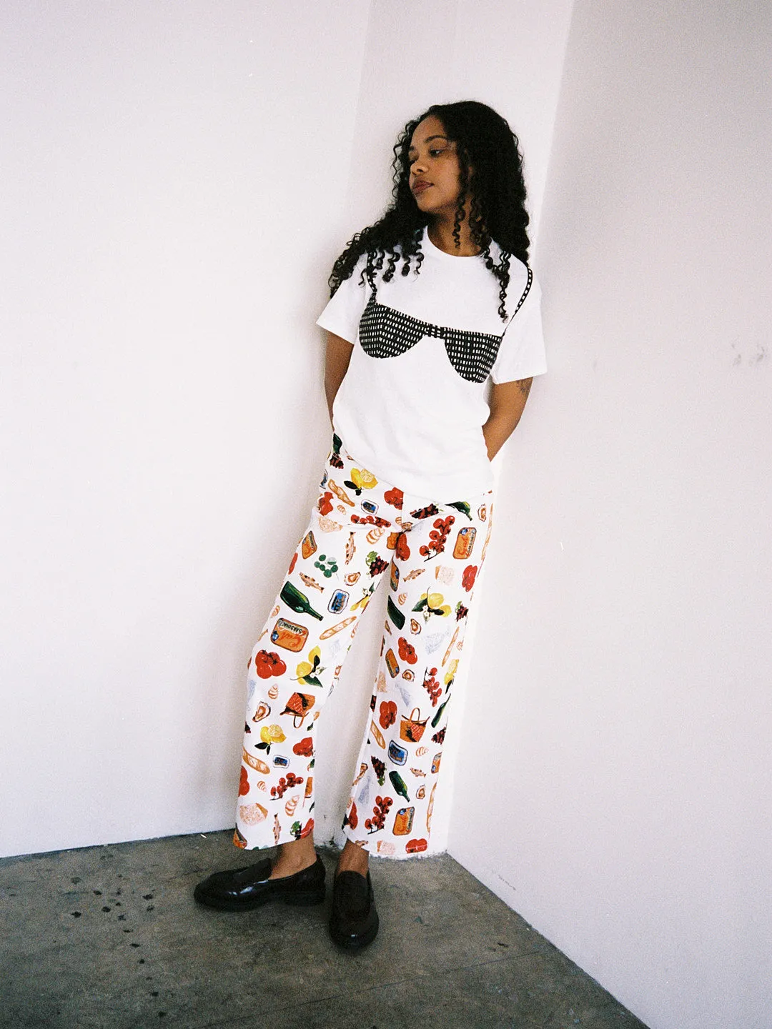 Florida Woman Applique Tee - Black and White Gingham sold by Lisa Says Gah product image thumbnail 3