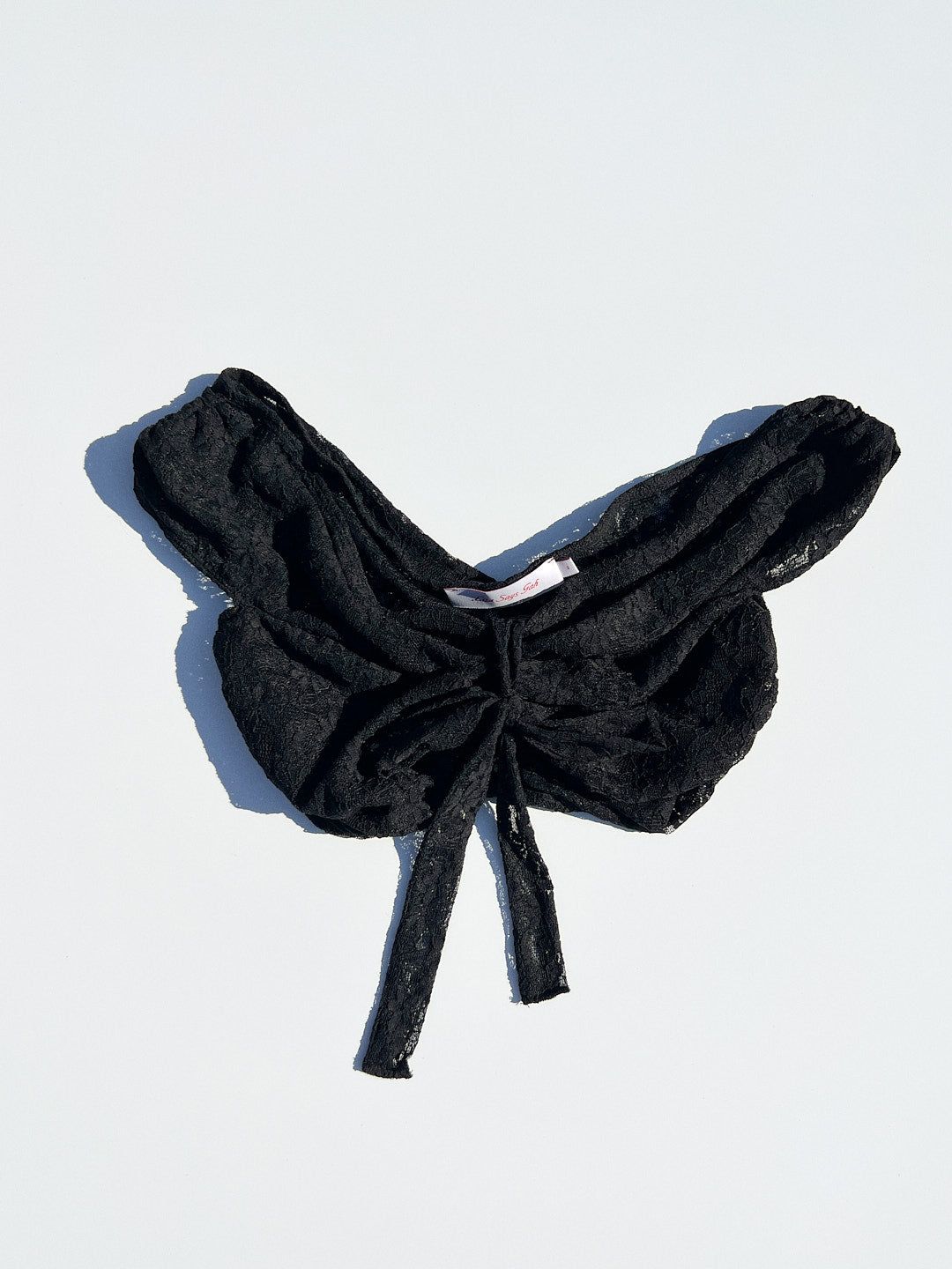 Luna Crop Top - Caviar Lace sold by Lisa Says Gah product image thumbnail 2