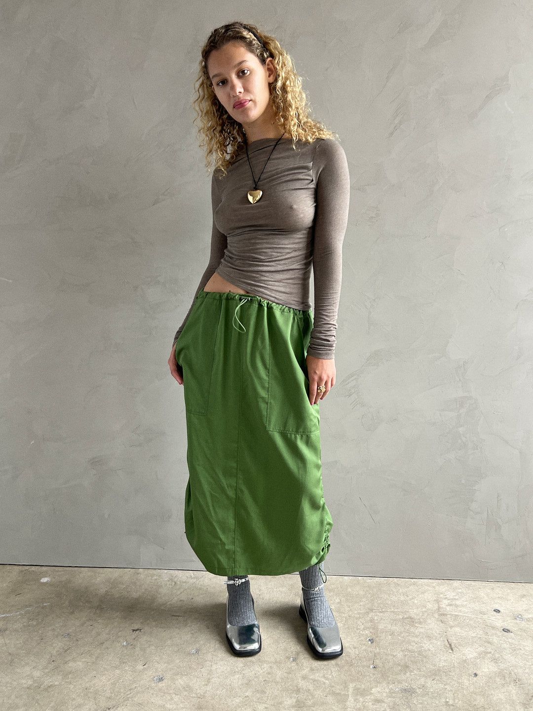 Drew Top - Khaki sold by Lisa Says Gah product image thumbnail 4