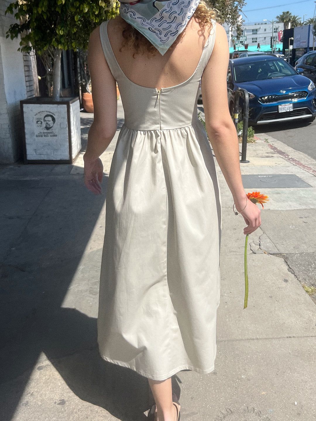 Rita Tank Dress - Stone sold by Lisa Says Gah product image thumbnail 5