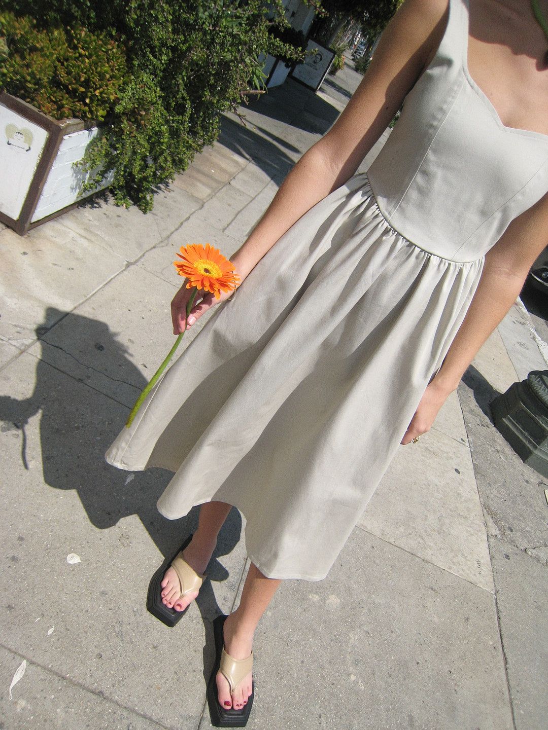 Rita Tank Dress - Stone sold by Lisa Says Gah product image thumbnail 4