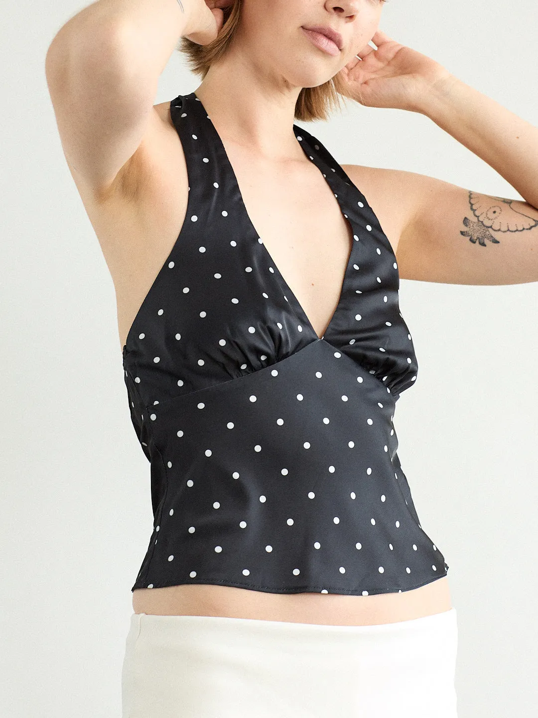 Iris Dot Top - Black & White sold by Lisa Says Gah product image thumbnail 2
