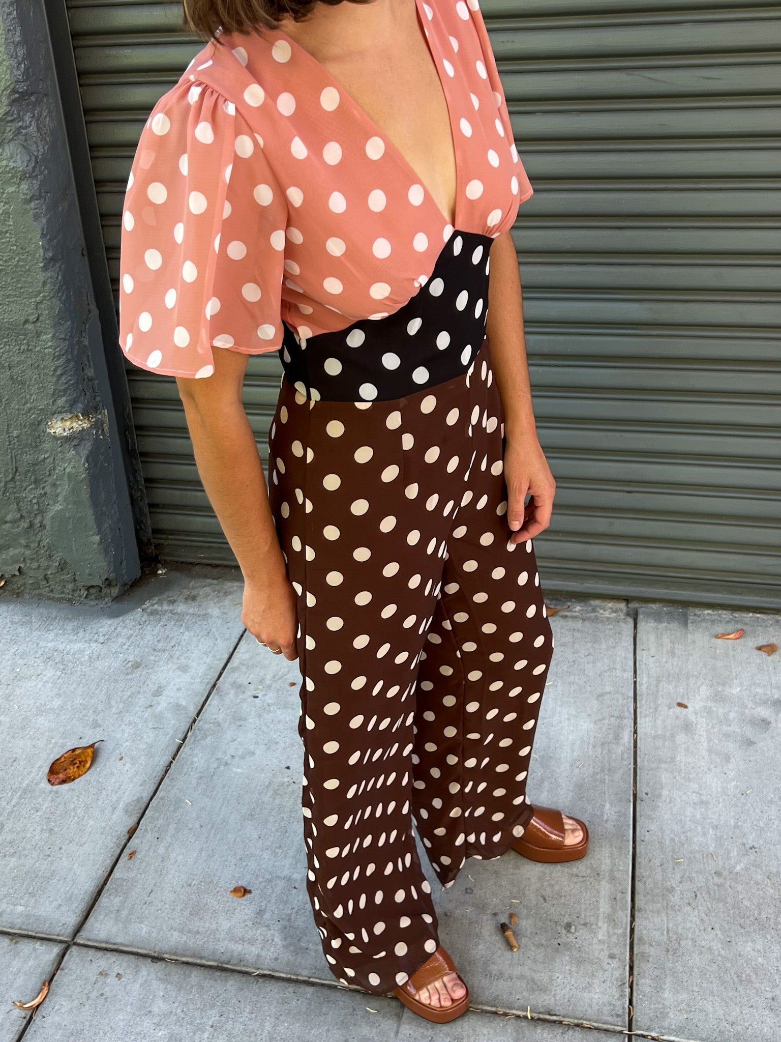 Cassandra Jumpsuit - Multi Dot sold by Lisa Says Gah product image thumbnail 5