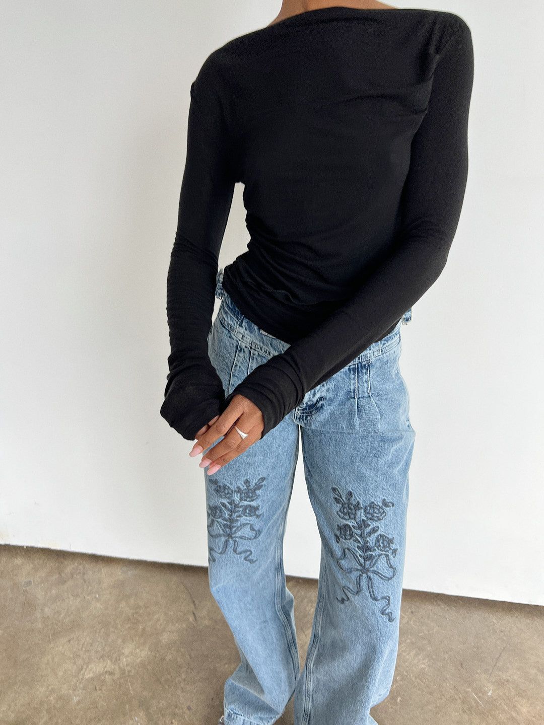 Drew Top - Black sold by Lisa Says Gah product image thumbnail 4