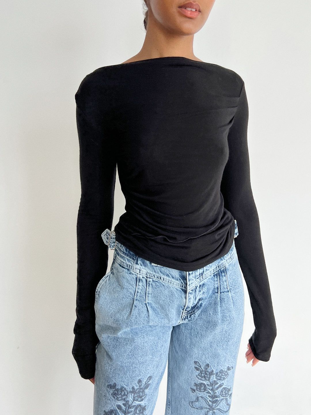 Drew Top - Black sold by Lisa Says Gah product image thumbnail 2