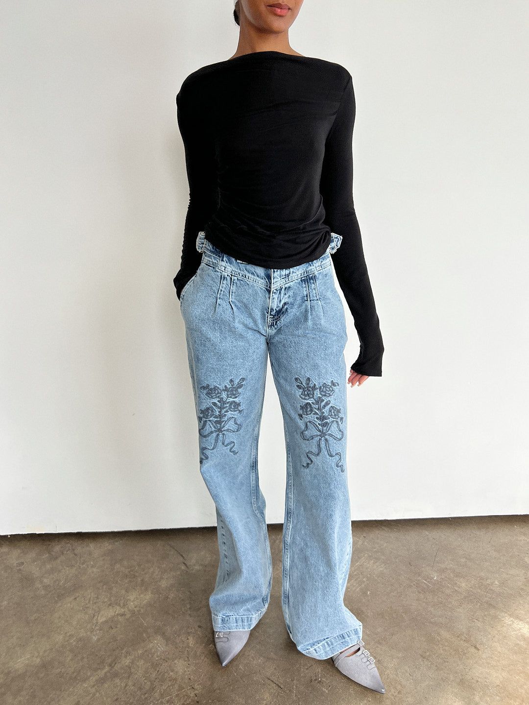 Drew Top - Black sold by Lisa Says Gah product image thumbnail 3