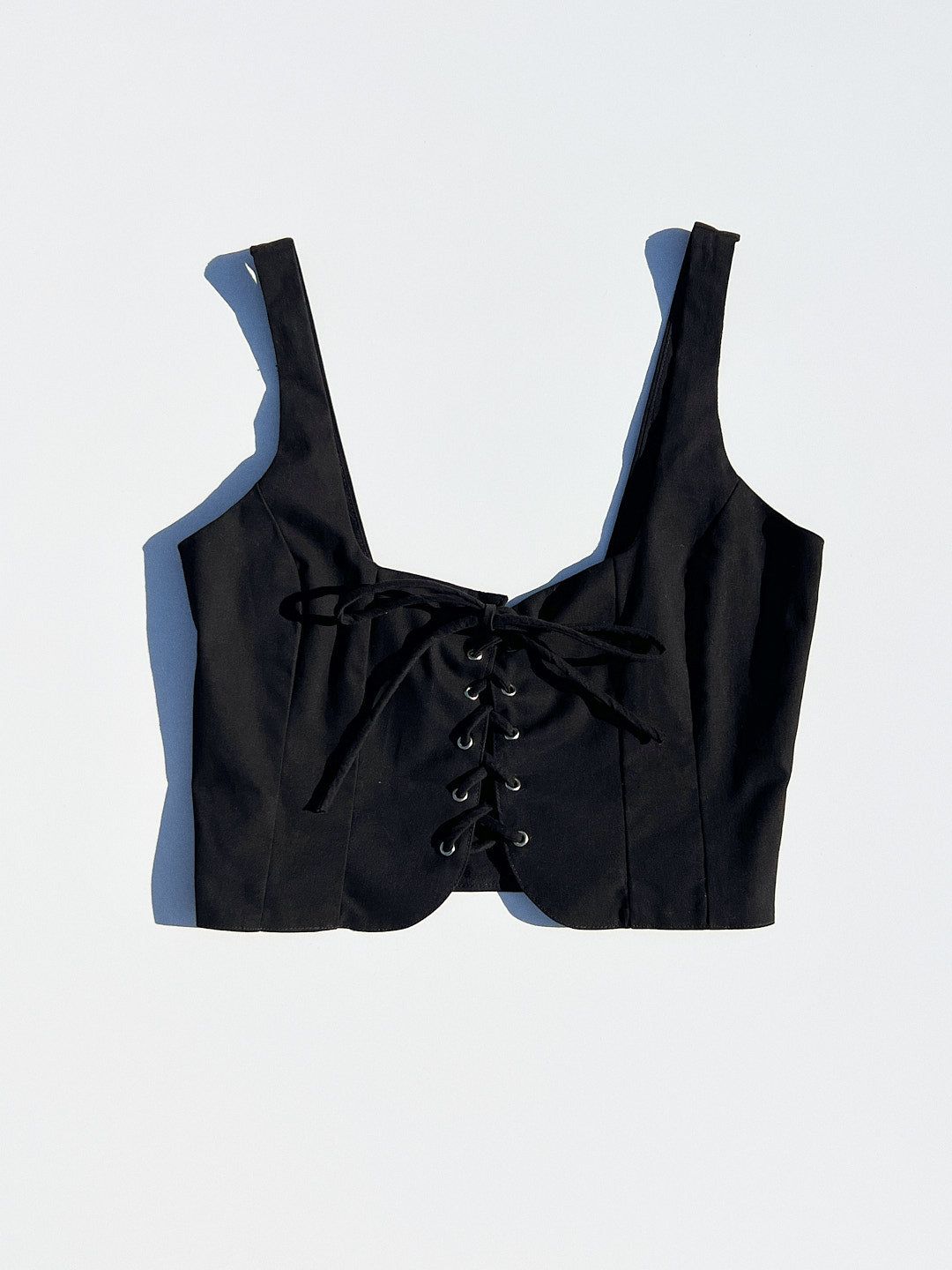 Ophelia Corset Top - Caviar Twill sold by Lisa Says Gah product image thumbnail 2
