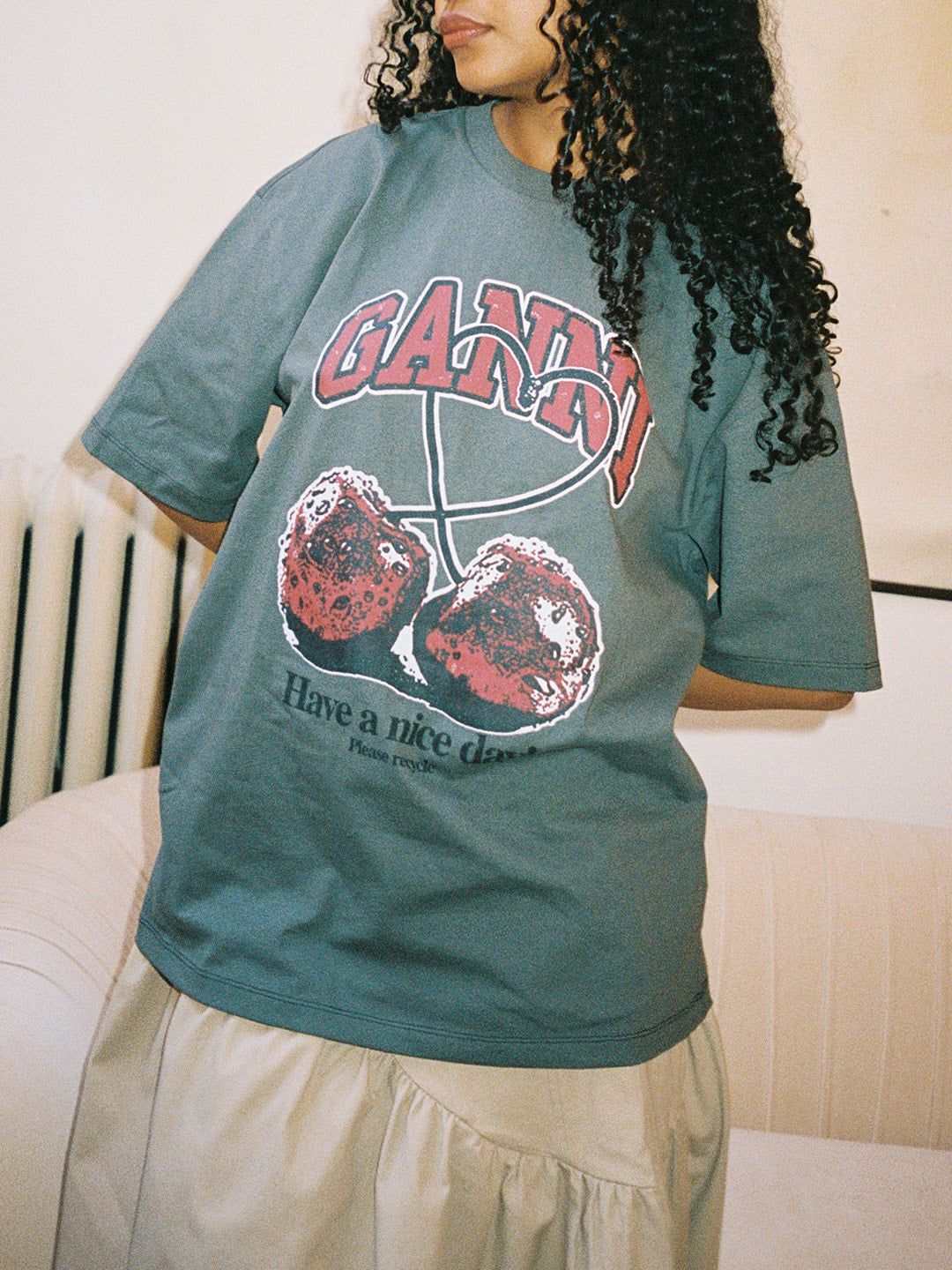 Future Heavy Cherry Tee - Ash sold by Lisa Says Gah product image thumbnail 3