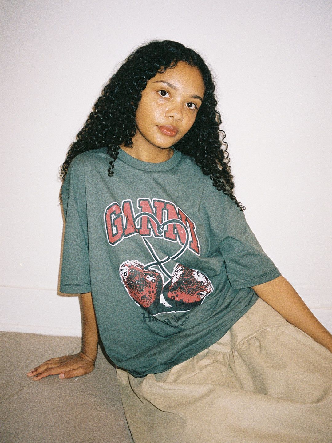 Future Heavy Cherry Tee - Ash sold by Lisa Says Gah