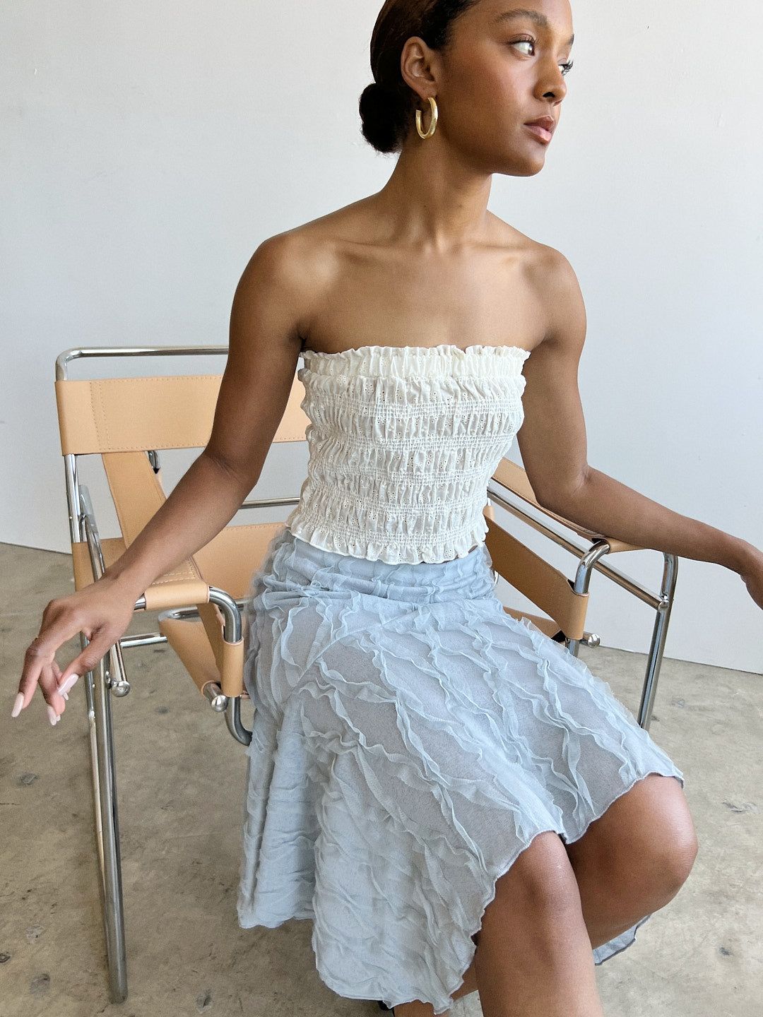 Carrie Skirt - Blue sold by Lisa Says Gah