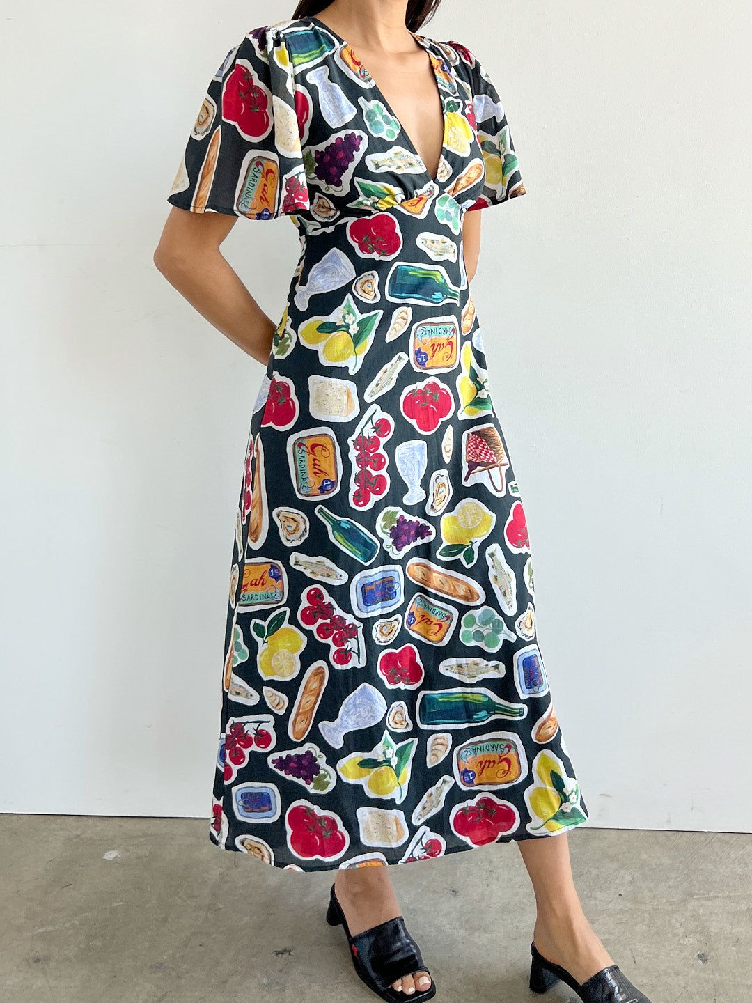 Grace Dress - Italian Summer Black sold by Lisa Says Gah