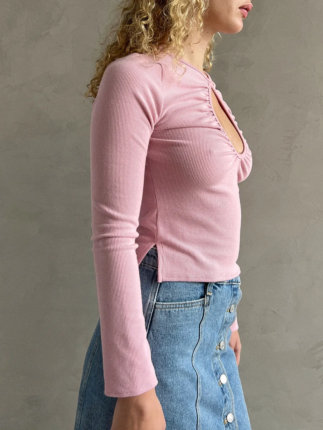 Nora Keyhole Top - Ballet sold by Lisa Says Gah product image thumbnail 3