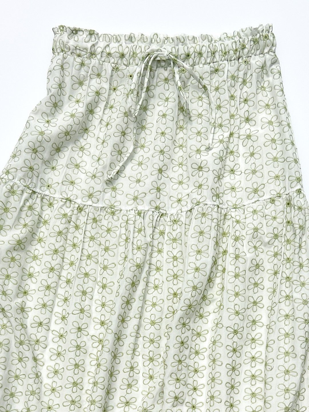 Avalon Midi Skirt - Leaf Floral Eyelet sold by Lisa Says Gah product image thumbnail 5