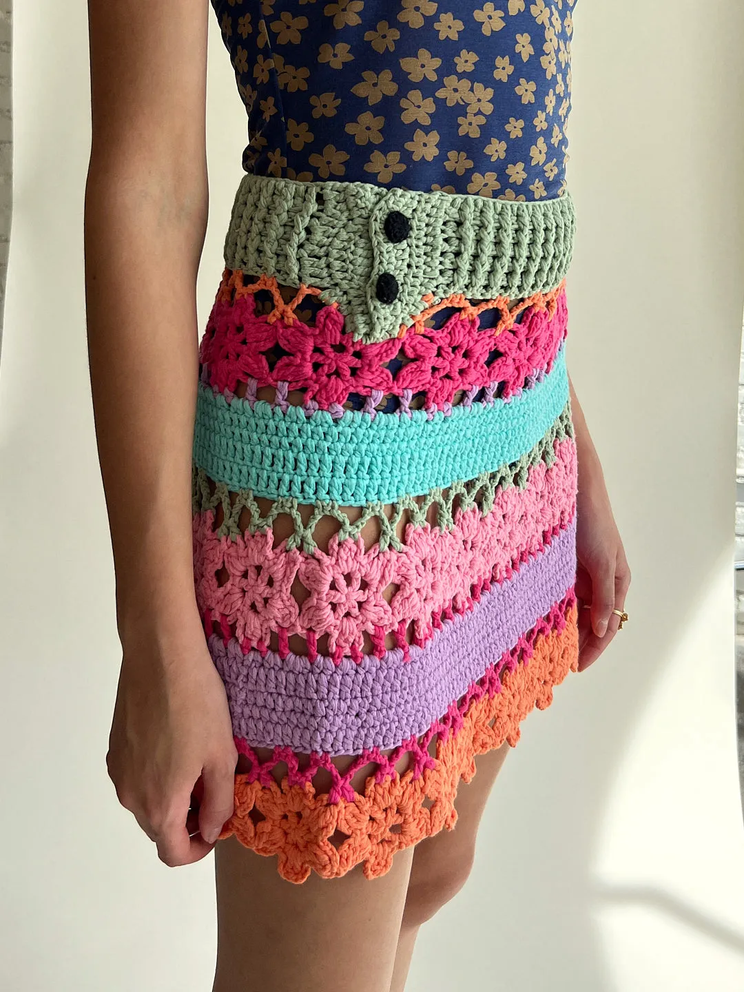 Yenia Skirt - Multi sold by Lisa Says Gah product image thumbnail 3