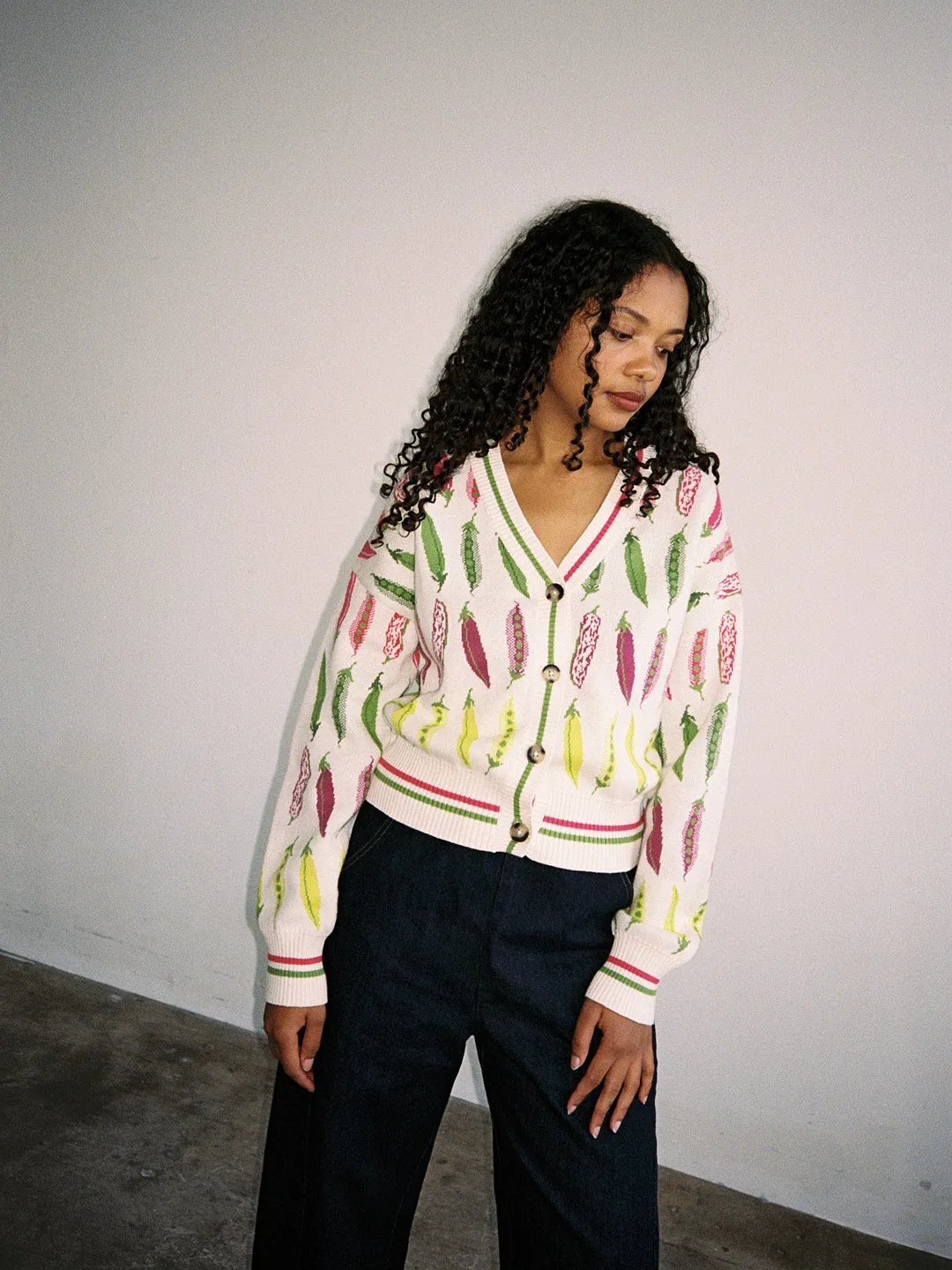 Ana Cardigan - Rainbow Peas sold by Lisa Says Gah product image thumbnail 3