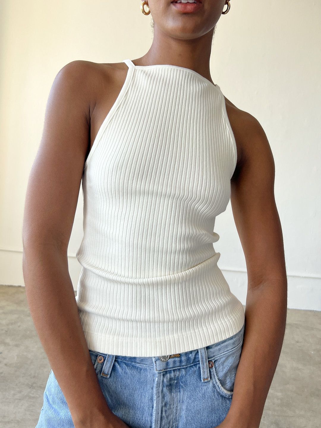 Mina Tank - Stucco sold by Lisa Says Gah