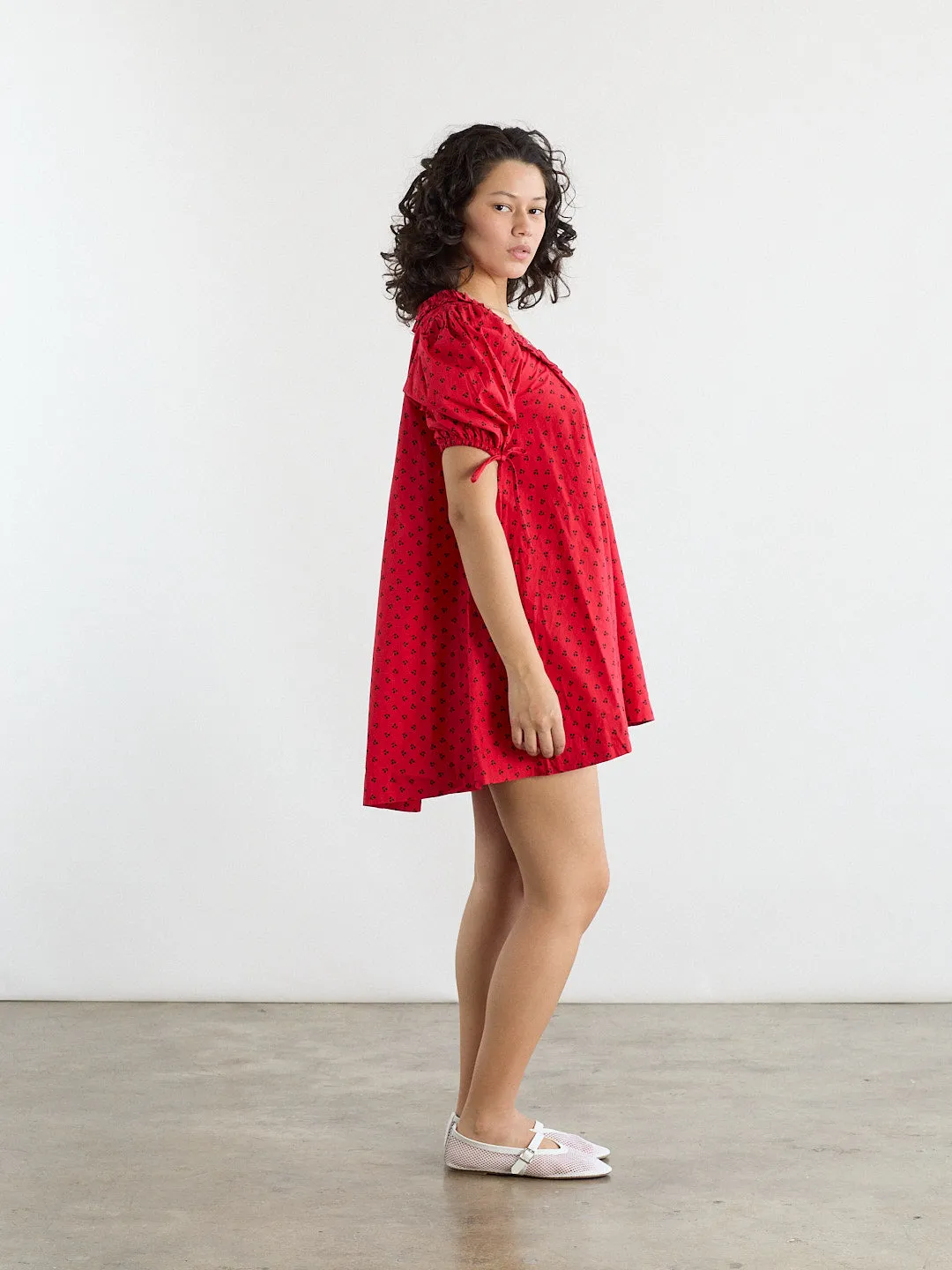 Jemima Mini Dress - Red Cherries sold by Lisa Says Gah product image thumbnail 2