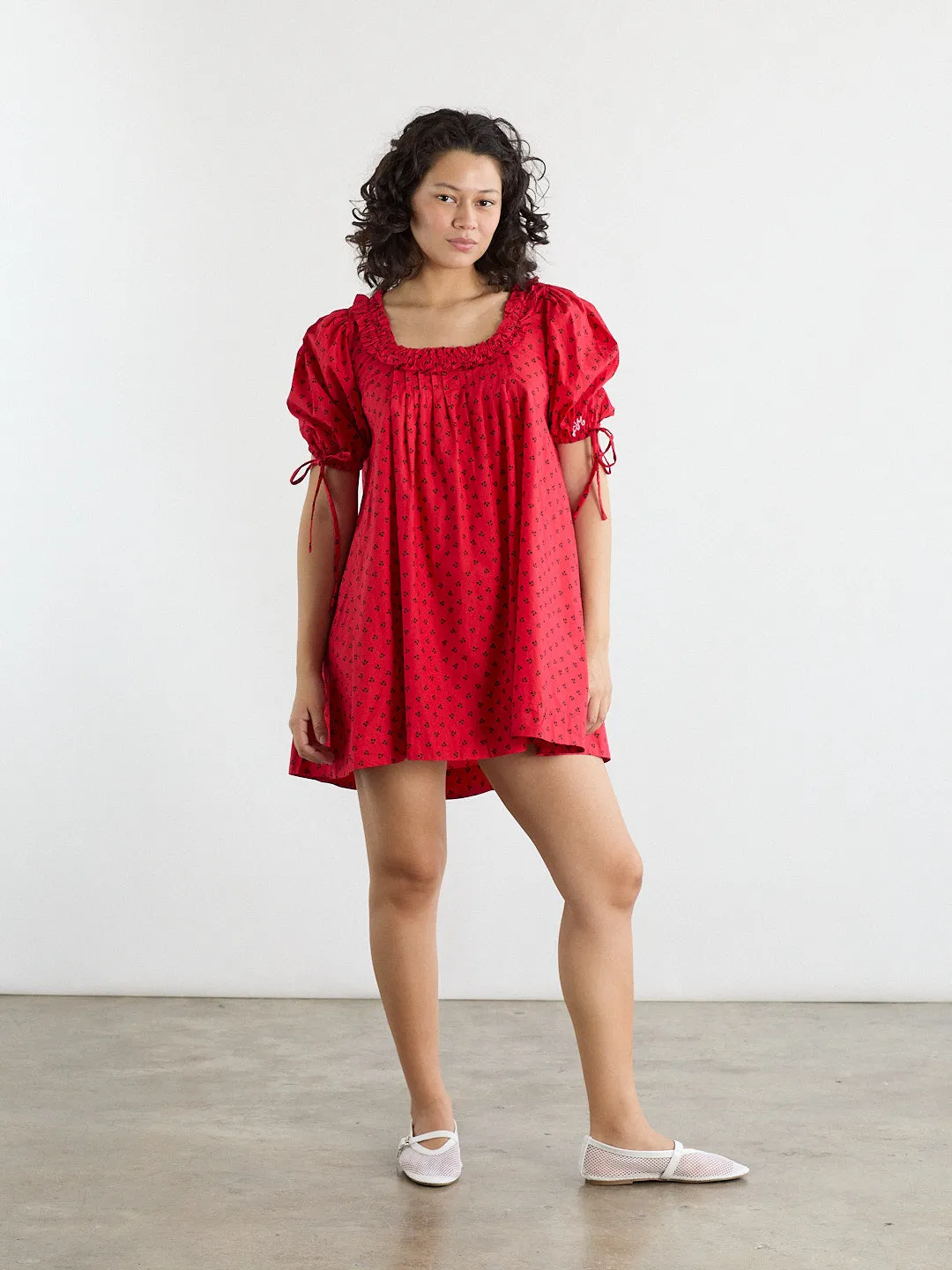 Jemima Mini Dress - Red Cherries sold by Lisa Says Gah product image thumbnail 3
