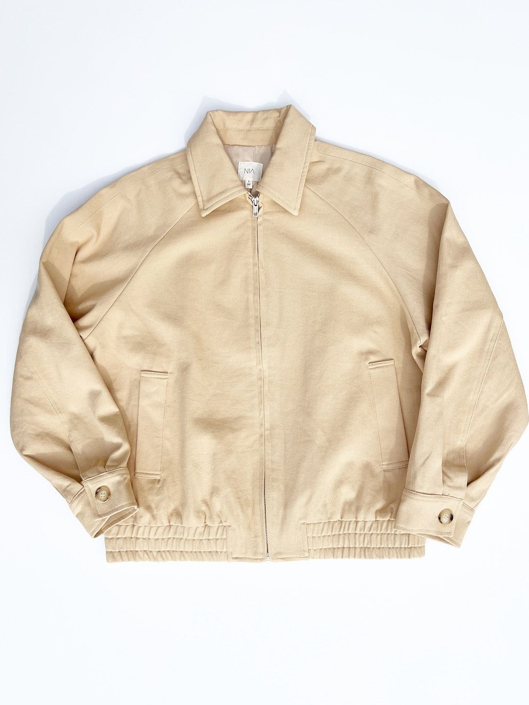 Beau Bomber Jacket - Natural sold by Lisa Says Gah product image thumbnail 3