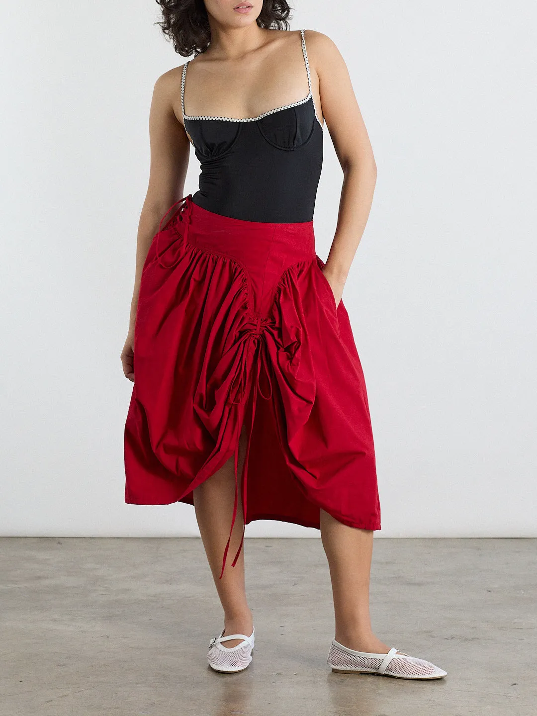 スカート soor ploom Norma skirt Tulip stitch 4y soor ploom ♡ スカート 4y NORMA SKIRT TULIP スカート