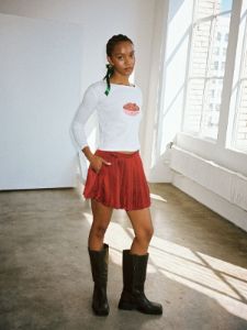Bobbi Skort - Merlot sold by Lisa Says Gah