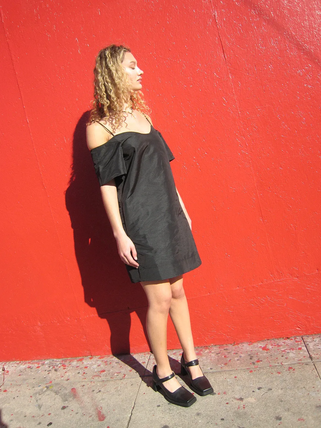 Taffeta Mini Dress - Black sold by Lisa Says Gah product image thumbnail 4