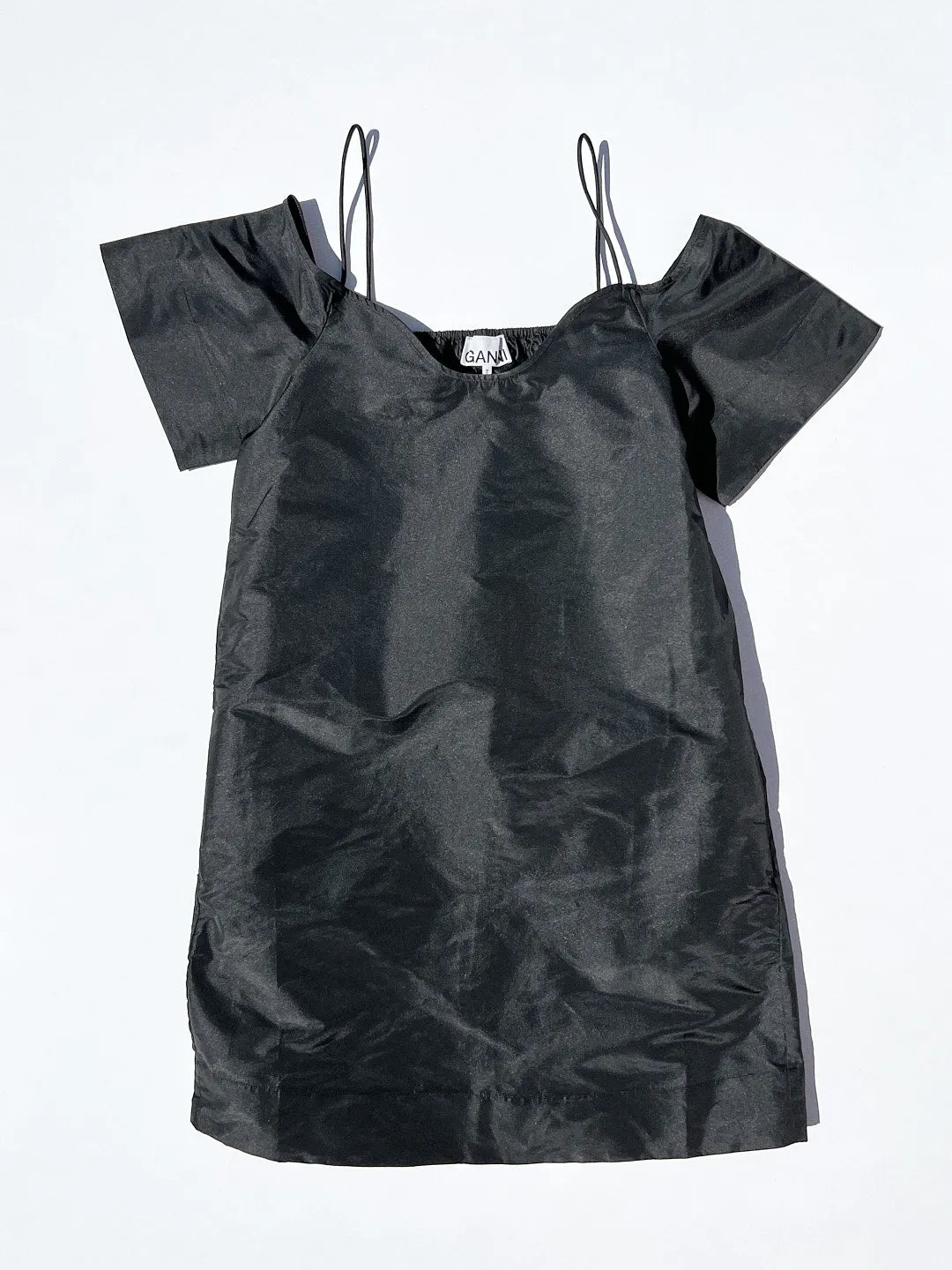 Taffeta Mini Dress - Black sold by Lisa Says Gah
