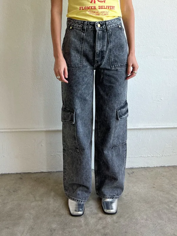 Snow Washed Denim Angi - Black Washed sold by Lisa Says Gah