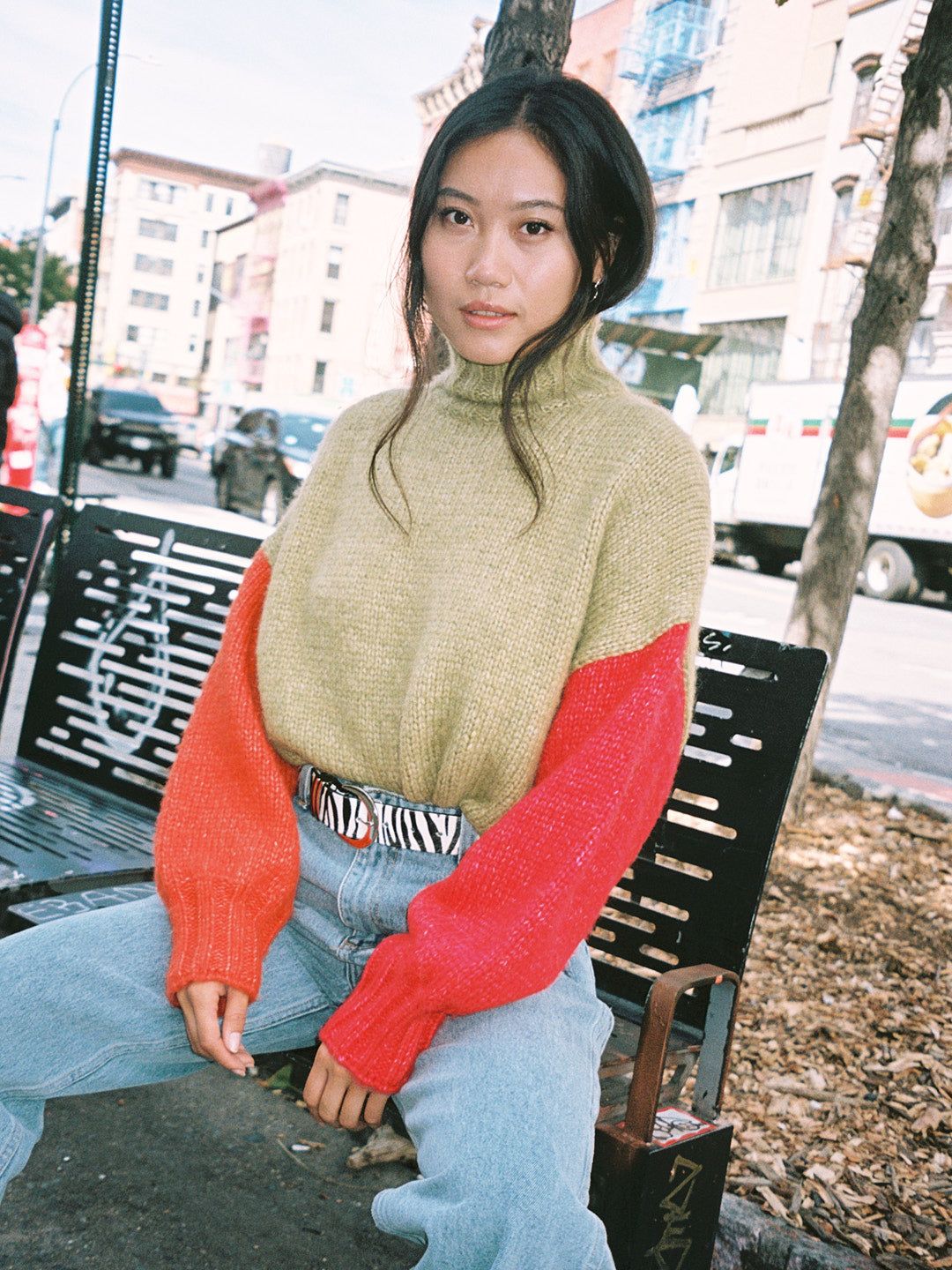 Cece Turtleneck - Fall Colorblock sold by Lisa Says Gah product image thumbnail 4