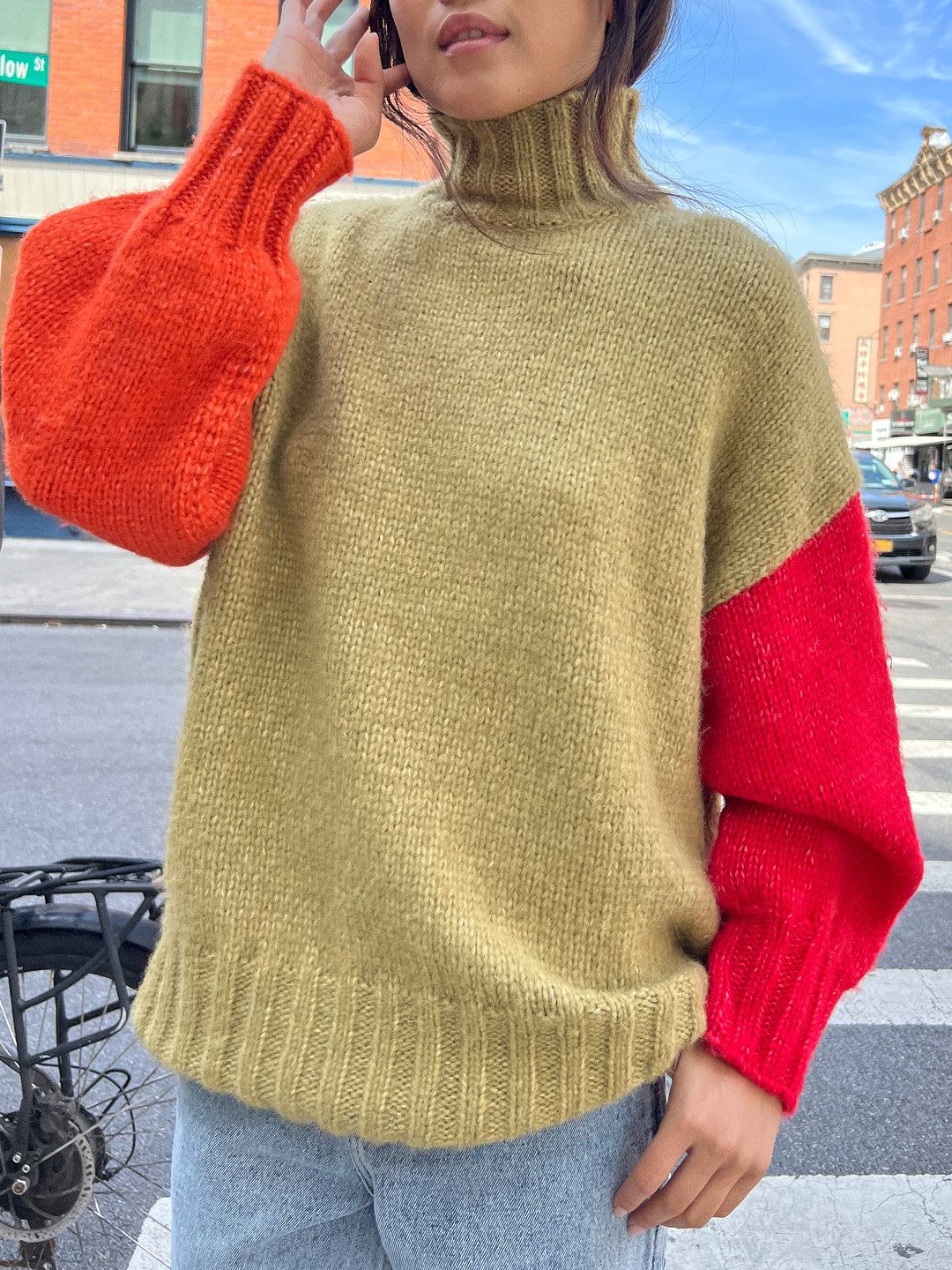 Cece Turtleneck - Fall Colorblock sold by Lisa Says Gah product image thumbnail 2