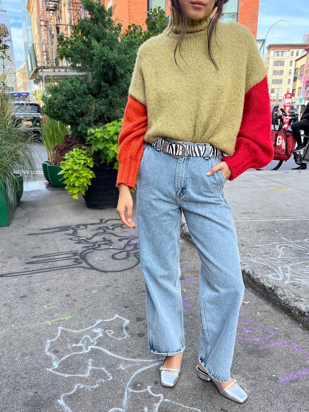 Cece Turtleneck - Fall Colorblock sold by Lisa Says Gah product image thumbnail 3