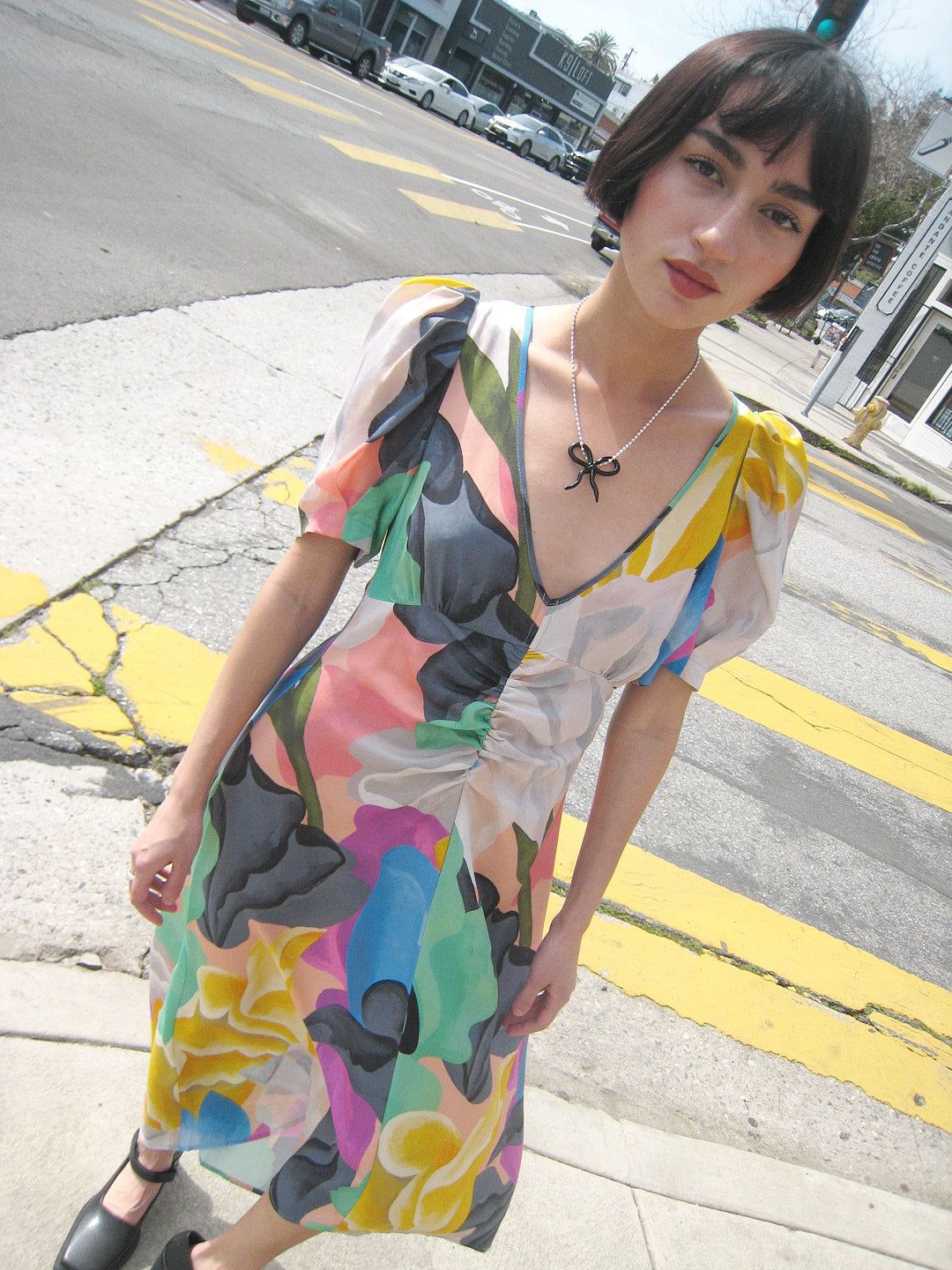 Anoita Dress - Aristea Floral sold by Lisa Says Gah product image thumbnail 4