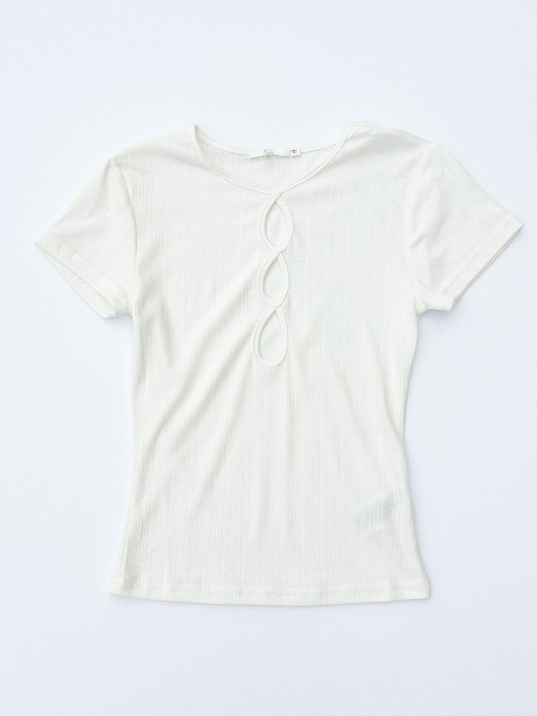 Keyhole Tee - White sold by Lisa Says Gah product image thumbnail 5