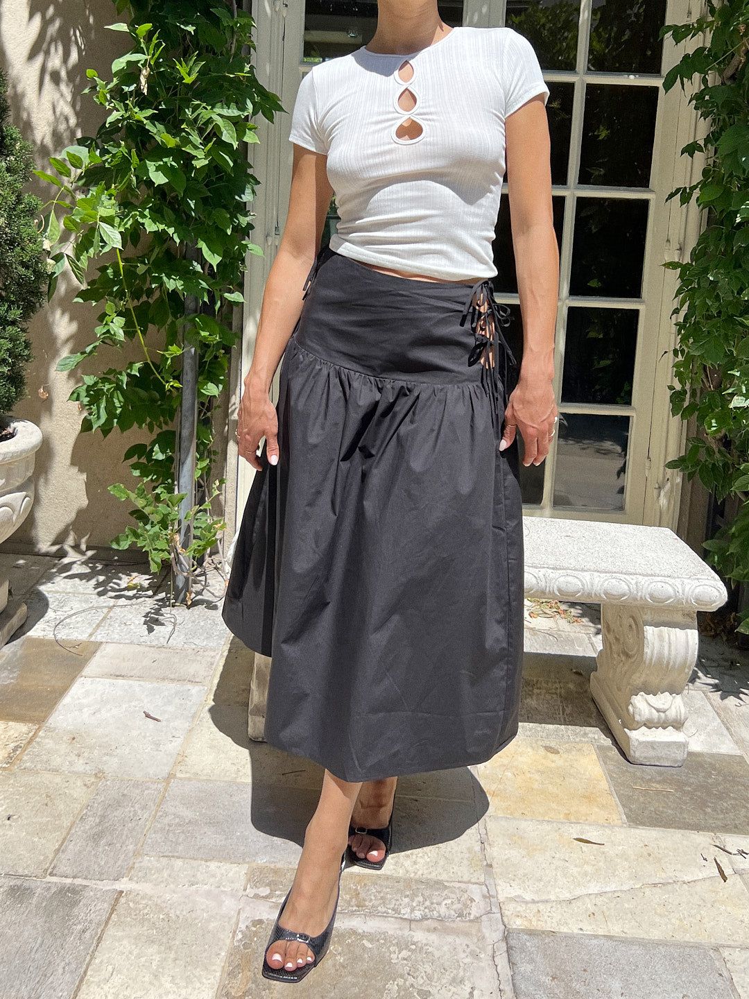 Keyhole Tee - White sold by Lisa Says Gah product image thumbnail 6