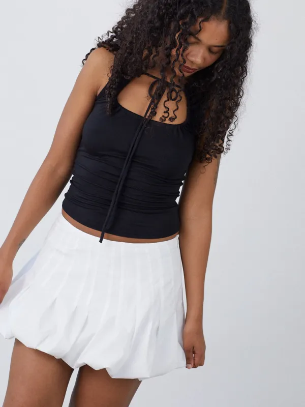 Cloud Mini Skirt - White sold by Lisa Says Gah
