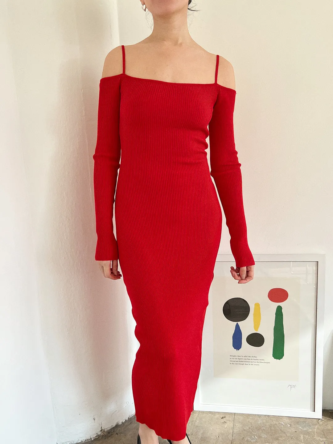 Cleo Knit Dress - Cherry sold by Lisa Says Gah