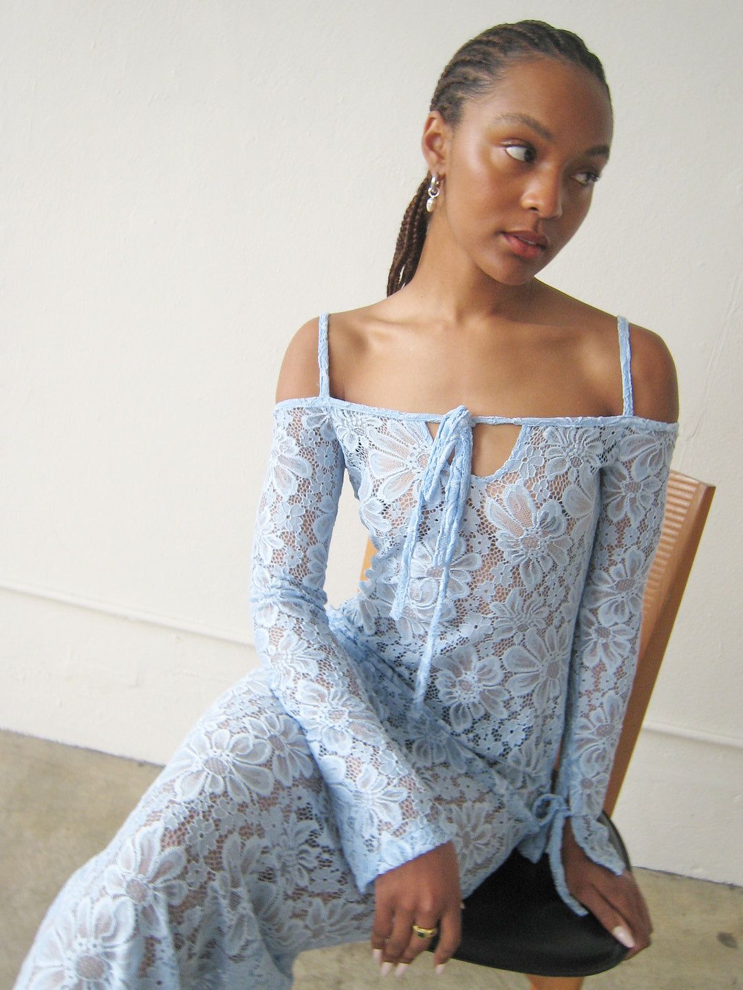 Kendra Dress - Blue Lace sold by Lisa Says Gah