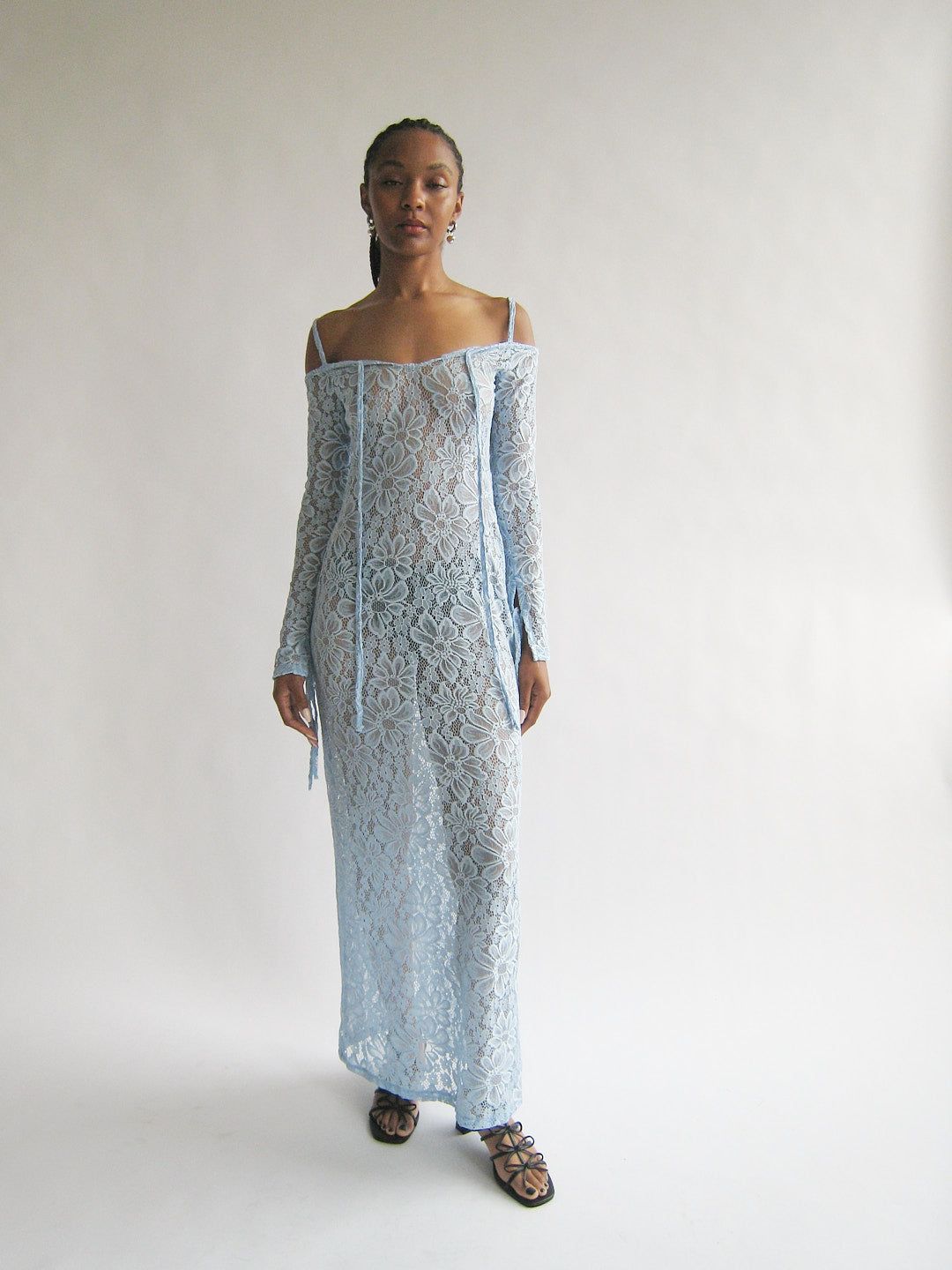 Kendra Dress - Blue Lace sold by Lisa Says Gah product image thumbnail 6